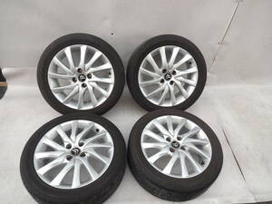 10W1030 C4 6.5J +26 PCD108 シトロエン C4 ピカソ 純正 & BRIDGESTONE REGNO 205/50/17 ４本セット