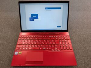 富士通 FMV LIFEBOOK AH53/B3 FMVA53B3R ガーネットレッド Core i7-8550U/RAM 8GB/HDD 1TB/15.6FHD液晶/ブルーレイドライブ/Windows10Home