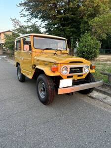 トヨタ　ランドクルーザー40 BJ40V 黄色 車検付き 