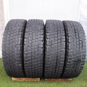 ★245/80R17.5 133/131J ブリヂストン W910 残溝最大14㎜☆倉庫保管品 ライトトラック用 【引き取り大歓迎】 4本セット価格_A266