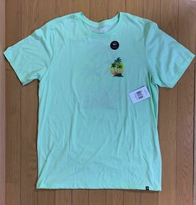 ダグ付き 新品未使用 Hurley ハーレー Tシャツ メンズ 半袖 Tシャツ グリーンカラー