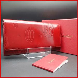 正規品 カルティエ Cartier 財布 Wallet ハッピーバースデー Happy Birthday チャーム Charm 箱 Branded box 保証書 ブックレット 美品