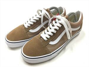 VANS OLD SKOOL 薄茶系 スエード キャンバス 白ライン US13 (31cm) バンズ オールドスクール アメリカ企画限定!! 