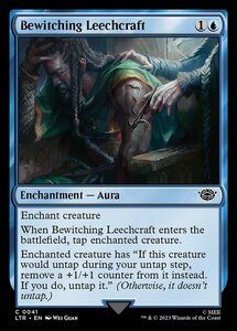 MTG ■青/英語版■ 《たぶらかしの呪い治療/Bewitching Leechcraft》指輪物語:中つ国の伝承 LTR