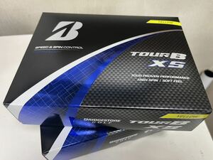 2024 ブリヂストン NEW TOUR B XS イエロー 2ダース (24球) 新品