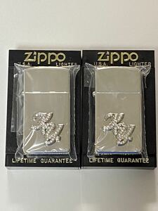 【zippo】【未使用】【正規品】限定ナンバー有り ジッポー ライター 2点 NO.93