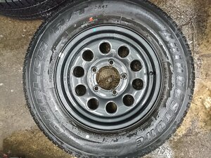 ★中古品★SUZUKI ジムニーシエラ JB74 純正スペアタイヤホイール 1本 2018年 195/80R15 15×5.5J+5 139.7-5H【他商品と同梱歓迎】