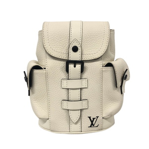 LOUIS VUITTON/ルイヴィトン ビトン M58493 クリストファーXS レザー ボディバッグ ホワイト ユニセックス ブランド