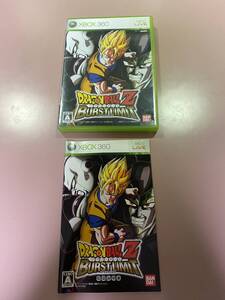 送料無料　Xbox360★ドラゴンボールZ バーストリミット★used☆Dragon Ball Z Burst Limit☆import Japan