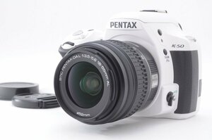 PENTAX ペンタックス K-50 ホワイト レンズキット 新品SD32GB付き iPhone転送