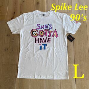 ★スパイク・リー ムービーTシャツ★Spike Lee★新品★L★白★海外限定★シーズ・ガッタ・ハヴ・イット