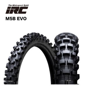 新品　即決　M5B EVO　80/100-21&120/80-18 IRCタイヤ前後セット