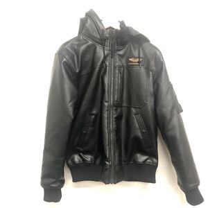 【ALPHA INDUSTRIES】アルファインダストリーズ★ジャケット サイズM ブラック TA1658-101 カーコート アウター 01