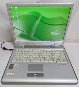 稀少★WindowsXP/NB50K/Celeron M/FMV BIBLO 2005年 送料無料 FUJITSU 富士通 ノートパソコン