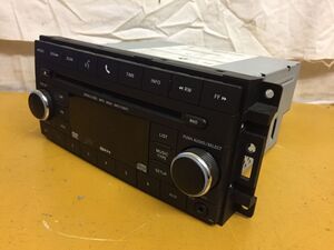 KK2051 CHRYSLER カーステレオ 68252828AC DVD再生対応 動作未確認 カーステ クライスラー純正 ジャンク扱/80