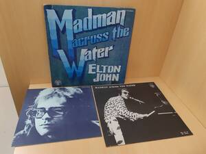 【菊水-10721】(NS)/Elton John/Madman Across The Water/エルトンジョン/マッドマン/国内盤LPレコード/FP-80393 （yu)