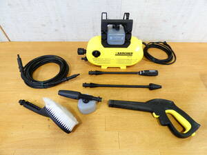 ■KARCHER ケルヒャー 家庭用高圧洗浄機 JTK28 年式不明 水道ホース欠品 動作確認済＠120