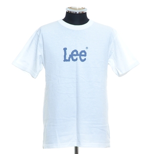 〇450362 Lee リー ○Tシャツ 半袖 クルーネック ロゴプリント サイズS メンズ ホワイト