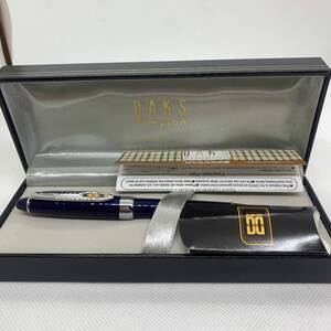 #7297 DAKS Simpson 万年筆 ブルー 青色 ダックスシンプソン 文房具 文具 ペン 箱入り インク未確認 Sailor セーラー万年筆