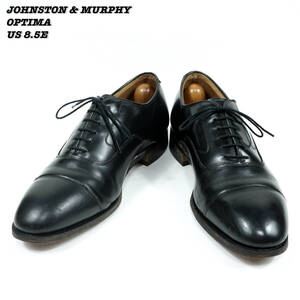 Johnston & Murphy OPTIMA Cap Toe Shoes 1990s US8.5E ジョンストンアンドマーフィー オプティマ キャップトゥ 1990年代 革靴