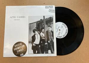 ■希少!見本盤12inch◇Aztec Camera / Oblivious & Cosmetic / Get Ready■Rough Trade/DRS-22■DISCO SAMPLE