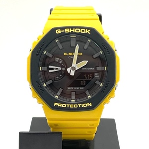 【1スタ】 新品 G-SHOCK GA-2110SU-9A 逆輸入 イエロー アナデジ 海外 CASIO カシオ Gショック ジーショック #S1077