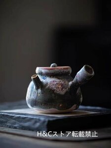 職人手作り 陶器 煎茶道具 茶壺 茶壷 急須 茶器 茶道具 容量：160ML