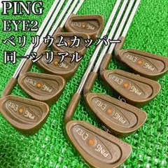 ピン PING アイアンセット EYE2 ベリリウムカッパー USA 同シリアル