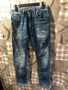 DIESEL ディーゼル JOGG JEANS ジョグジーンズ デニムパンツ ダメージ加工 サイズW26 インディゴ　FK