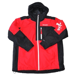 COLUMBIA / コロンビア COLUMBIA LOGO OMNI TECH&HEAT MOUNTAIN JACKET BLACK×RED XXL