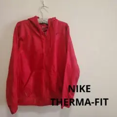 新品　NIKE　ナイキ　サーマフィット　フルジップパーカー　レッド総柄