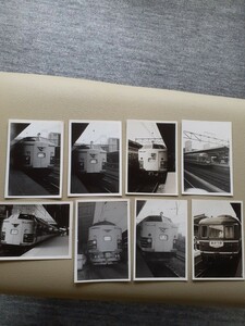 鉄道写真 古写真　月光　しおじ　明星　ゆうずる　きりしま　あかつき　日本海　モノクロ