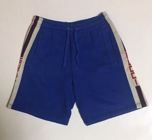 GUCCI テクニカルジャージ ショート パンツ XS グッチ スウェットTechnical Jersey sweat ジャージー ロゴ ハーフ short pants BLUE 青