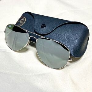 レイバン Ray-Ban サングラス アヴィエーター ラージメタル AVIATOR LARGE METAL ティアドロップ ミラー 美品