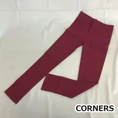 【新品タグつき】 ◆ CORNERS コーナーズ　ダメージ スキニー パンツ　ボルドー　XXLサイズ