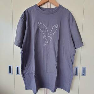 American Eagle　アメリカンイーグル 　アメリカ古着（L／G／G）半袖Ｔシャツ 　グレー コットン 　968-6H1512