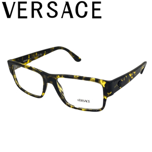 VERSACE メガネフレーム ブランド ヴェルサーチェ ベルサーチ マーブルイエロー 眼鏡 0ve-3342-5428