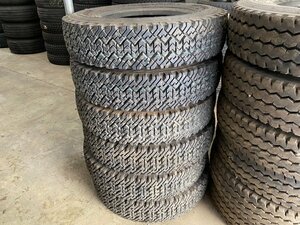 225/80R17.5 123/122L DUNLOP SP883 イボ付き バリ山 スパイク スタッドレス トラックタイヤ ６本セット K