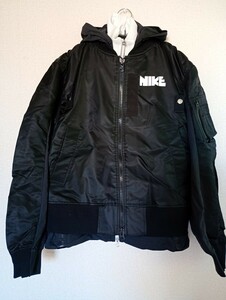 NIKE × sacai NIKE × サカイ セットアップ size XS レイヤードジャケット フリースパンツ cz4697-010 cz4698-010