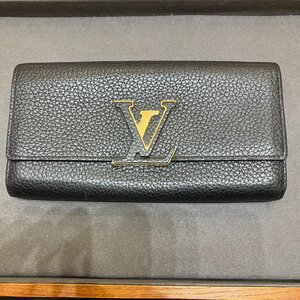 LOUIS VUITTON ルイヴィトン LV ポルトフォイユ　カプシーヌ　長財布 　 TY ABB2