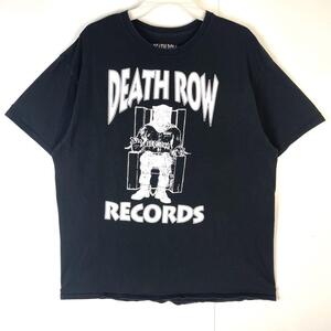 DEATH ROW RECORDS デスロウレコードラッパーTシャツHIPHOP