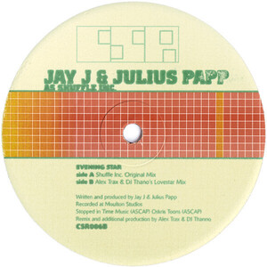 米12 Jay-J & Julius Papp As Shuffle Inc. Evening Star CSR006 Court Square Recordings /00250