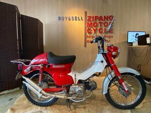 □HONDA SUPER CUB C50 ホンダ スーパーカブ 50cc 46452km 赤 テレスコピックフォークカスタム 原付 原チャリ スクーター バイク 札幌発★