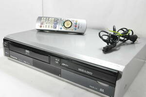 ★人気モデル★パナソニック DMR-XP21V VHS⇔DVD⇔HDD ダビOKビデオデッキ！リモ付 ダビ動作写真有♪