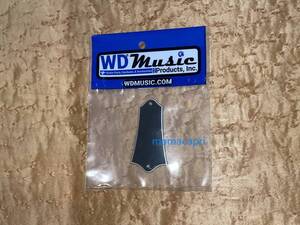 新品WD Music純正 Replacement Truss Rod Cover Black 3PLY For Gibsonサイズ Guitars ギブソンSize トラスロッド カバー ブラック 3プライ