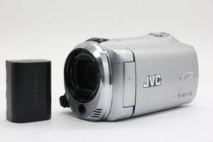 【返品保証】 【録画再生確認済み】JVC Everio GZ-HM340-S 20x バッテリー付き ビデオカメラ v4242