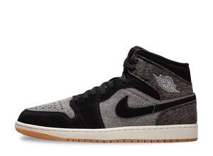 Nike Air Jordan 1 Mid SE "Black/Sail/Gum Medium Brown" 30cm HJ4363-001