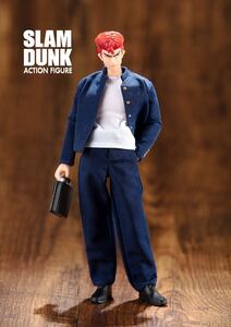 【即納】スラムダンク 1/10 可動フィギュア 桜木花道 湘北高校 学ラン 10号 学生服 SLAMDUNK ACTION FIGURE 非s.h.figuarts figma