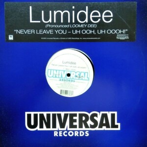 12inchレコード　 LUMIDEE / NEVER LEAVE YOU - UH OOH UH OOOH!