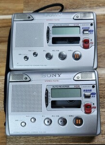 SONY カセットレコーダー　TCS-100 2台　ジャンク品